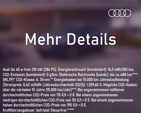 Audi Q4 e-tron und Q8 e-tron